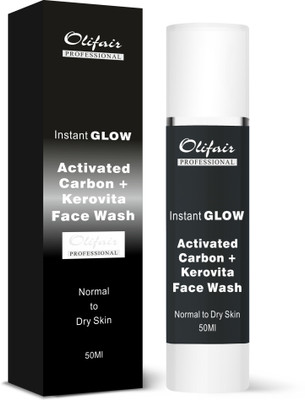 

Olifair Activated Carbon + Kerovita Face Wash(50 ml)