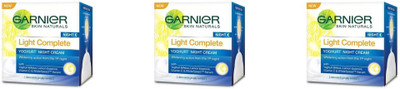 

Garnier LIGHT COMPLETE YOGURT NIGHT COMPLETE 40 GRAM x 3(120 g)