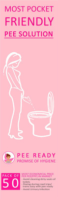 

PeeReady Pee Ready - Pack of 50 Female Urination Portable Funnels. Disposable Female Urination Device(White, Pack of 50)
