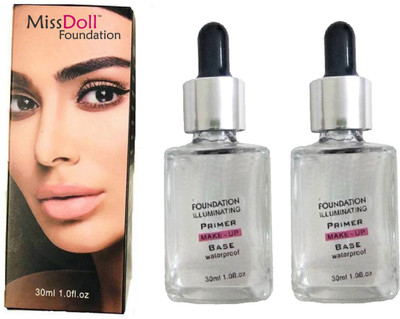 

MISS DOLL Beauty Primer -30ml Mega 2pic pack Foundation(Primer White)