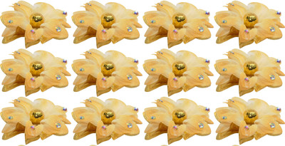 

RAAYA Hair Accessories For Women Flower Hair Clips Casual And Party Use Set Of 12 Hair Pin(Multicolor)