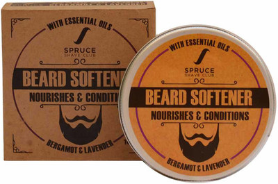 

Spruce Shave Club Beard Softener Cream For Men For Softer & Healthier Beards - Bergamot & Lavender Beard Cream(100 g)