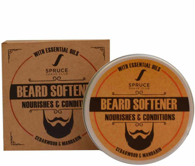 

Spruce Shave Club Beard Softener For Men For Stronger & Softer Beards - Cedarwood & Mandarin (100g) Beard Cream(100 g)