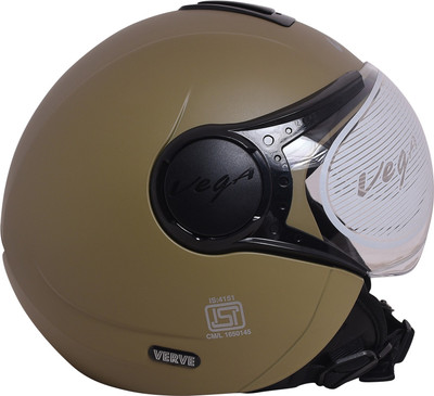 VEGA VERVE Motorbike Helmet(Brown)