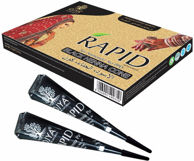 

OJYA RAPID Black Henna Cone (Pcs of 12)(25 g)