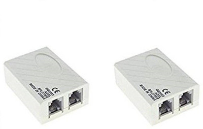 

Fedus RJ11 6P2C Female Socket Phone Modem FILTER Lan Adapter (100 Mbps)pack 2 Lan Adapter(1000 Mbps)