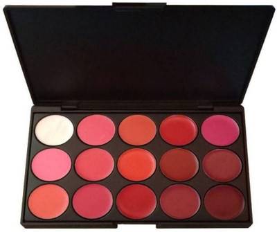 

ADJD NEW REVOLUTION COLORFUL SOFT MATTE 15 COLOR LIP CREAM PALETTE(MULTI)