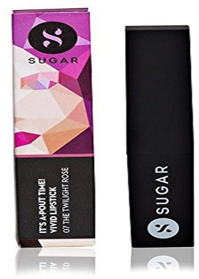 

Sugar Cosmetics It's A-Pout Time! Top Exclusive Collection Vivid Lipstick(07 The Twilight Rose)