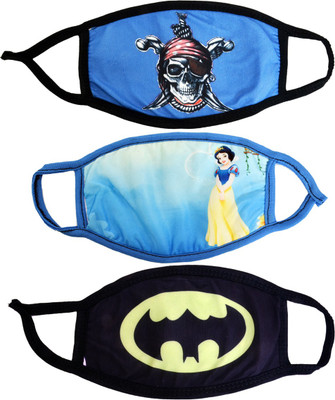 

ShivExim Unisex 3D COTTON FACE Mouth Mask BTS EXO Mask Pack of 3 Pcs Mask