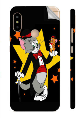 Snooky Mi Redmi 6 pro Mobile Skin(Black)