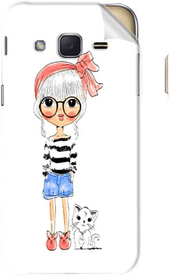 Snooky Samsung Galaxy J5 Mobile Skin(White)