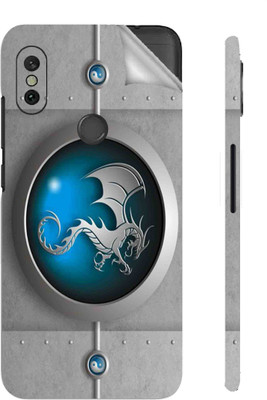 Snooky Mi Redmi Note 6 Pro Mobile Skin(Blue)