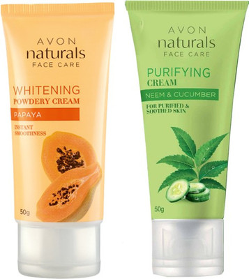 

Avon Naturals Cream Combo - Papaya & Neem (set of 2)(100 g)