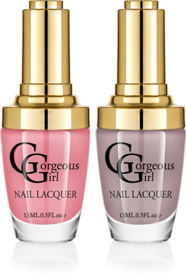 

Gorgeous Girl Glossy Nail Lacquer Shadow-14 & Brown Yellow-27(Pack of 2)