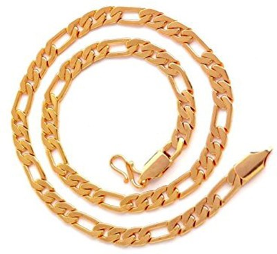 Shine Art Famous Cricketer Sachin Tendulkar chain for mens and boys Gold-plated Plated Brass, Copper Chain