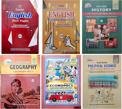 A HELPBOOK CLASS 10 ( COMBO 6 BOOK ) Ncert Syllabus BOOK ,( Footprint , Fist Flight ,economics ,geographay ,history ,political Science ) ( K Chandan Gupta ) Heplbook + Class 10 Helpbook , Footprint(PAPRBACK, B K TIWARI)