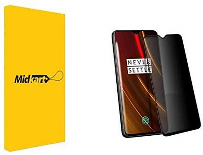 Midkart Edge To Edge Tempered Glass for Oneplus 6T / 1 + 6T / 1+6T Privacy Anti-Peep Screen Protector Bubble-Free & Case Friendly(Pack of 1)