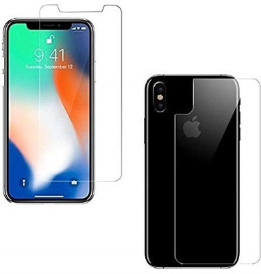 KHR Front and Back Screen Guard for Apple iphone X Screen Guard Flexible Guard 0.3mm Ultra thin Scratch Proof Screen Protector (Free Kit)(Pack of 1)