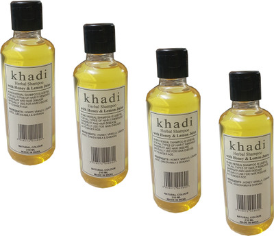 

Khadi Herbal Shampoo with Honey & Lemon Juice,210 ml each Fulfilled by KARTWIZ(840)