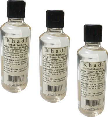 

Khadi Herbal Honey & Vanilla Shampoo,210 ml. each Fulfilled by KARTWIZ(630)