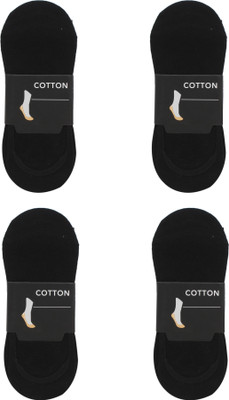 GLAXONIC Men & Women Solid Peds/Footie/No-Show(Pack of 4)