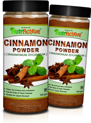 NutrActive Dalchini Powder - Cinnamon Powder 300 gm(2 x 150 g)