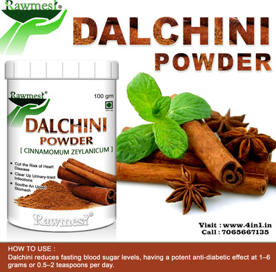Rawmest Cinnamon Powder (Dalchini Powder) 500 gm(5 x 100 g)