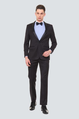LOUIS PHILIPPE 2 Piece Solid Men Suit