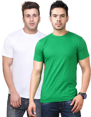 Concepts Solid Men Round Neck Multicolor T-Shirt