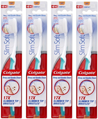 

Colgate Slim Soft Sensitive Smile Care Family Pack Soft Toothbrush(Pack of 4)