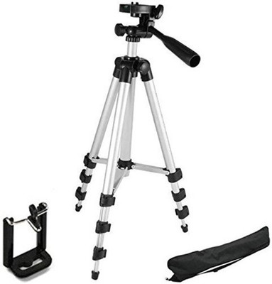 ROAR NNW_444N_3110 Camera Tripod smart phones compatiable Portable tripod with bluetooth remote||360 degree tripod|| Foldable triopod|| Camera stand|| Mobile Tripod|| Camcorder tripod|| Camera mount|| Extendable tripod||Three-Dimensional Head & Quick Release Plate|| Compatible with android & IOS sma