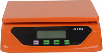 BHATNAGAR TS500 Digital Kitchen Weighing Scale 30kg x 1g with white backlight Weighing Scale (Black or White) Weighing Scale(Orange)