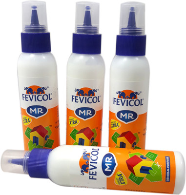 FEVICOL Majestic Basket Glue/ Adhesive for Arts & Crafts [Pack of 4] White(Set of 4, White)
