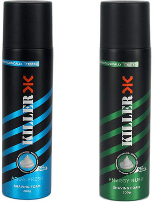 

Killer Pack of 2 Shaving Foam(400 ml)