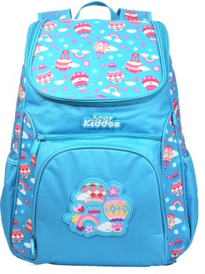 smily kiddos backpack light blue Backpack(Light Blue, 12 L)