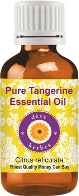 

Deve Herbes Pure Tangerine Essential Oil (Citrus reticulata) 100% Natural Therapeutic Grade Steam Distilled(50 ml)