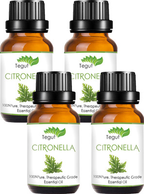 

Tegut Citronella Essential Oil Pure Natural & Therapeutic Grade For Aromatherapy, Skin, Acne & Hair care (18 ml) (Pack of 4)(18 ml)