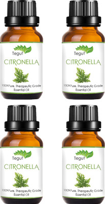

Tegut 100% Pure Citronella Essential Oil (15 ml) (Pack of 4)(15 ml)