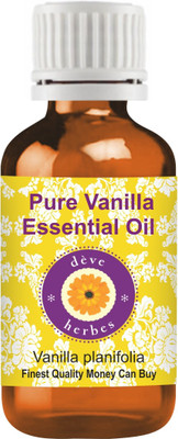 

Deve Herbes Pure Vanilla Essential Oil (Vanilla planifolia) 100% Natural Therapeutic Grade Steam Distilled(100 ml)