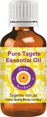 

Deve Herbes Pure Tagete Essential Oil (Tagetes minuta) 100% Natural Therapeutic Grade Steam Distilled(15 ml)