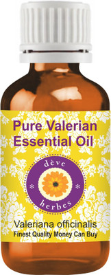 

Deve Herbes Pure Valerian Essential Oil (Valeriana officinalis) 100% Natural Therapeutic Grade Steam Distilled(50 ml)