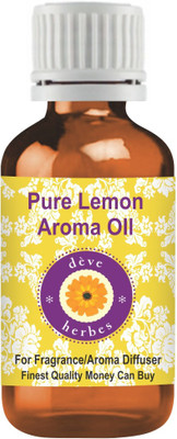 

Deve Herbes Pure Lemon Aroma Oil (Suitable for Aroma Diffuser) 100% Natural Therapeutic Grade(50 ml)
