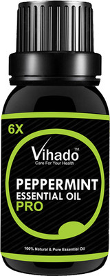 

VIHADO Peppermint Essential Oil, 100% Pure, Natural & Undiluted 10 ml (Pack of 1)(10 ml)