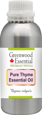 

Greenwood Essential Pure Thyme Essential Oil (Thymus vulgaris) 100% Natural Therapeutic Grade Steam Distilled(300 ml)