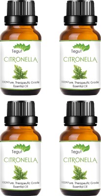 

Tegut 100% Pure Citronella Essential Oil (10 ml) (Pack of 4)(10 ml)