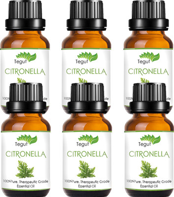 

Tegut 100% Pure Citronella Essential Oil (25 ml) (Pack of 6)(25 ml)