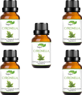 Tegut 100% Pure Citronella Essential Oil (25 ml) (Pack of 5)(25 ml)