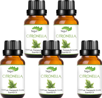 

Tegut Citronella Essential Oil Pure Natural & Therapeutic Grade For Aromatherapy, Skin, Acne & Hair care (20 ml) (Pack of 5)(21 ml)