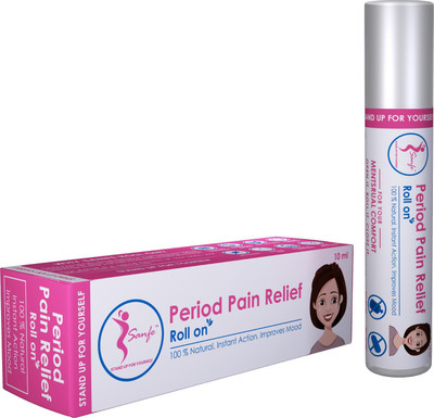 

Sanfe PACK OF 1 PERIOD PAIN RELIEF ROLL ON, 10 ML, PROVIDES INSTANT RELIEF TO WOMEN, IMPROVES MOOD SWINGS, TARGETS MENSTRUAL CRAMPS Gel(10 ml)