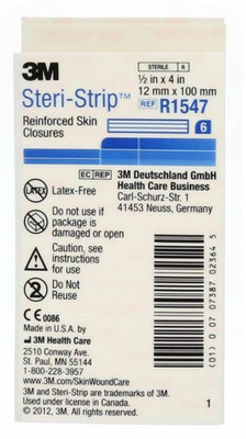 

3M Steri-Strip reinforced Skin Closures - 10 pack of 6 strip envelope (60 strips)(45 g)